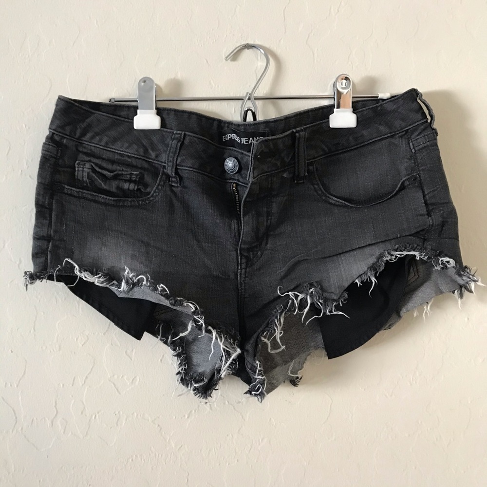 Express denim shorts